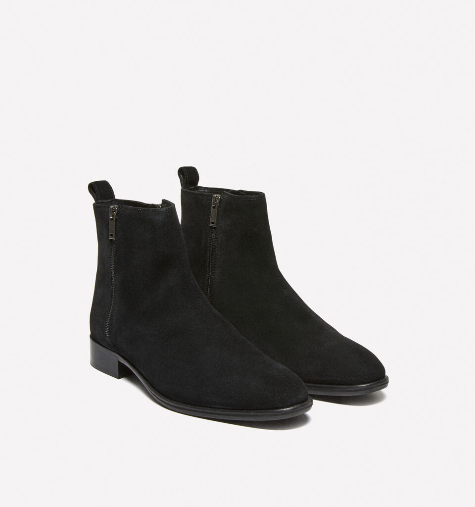 Botins em pele de camurça - sapatos para homem - Preto | Sisley image number 1